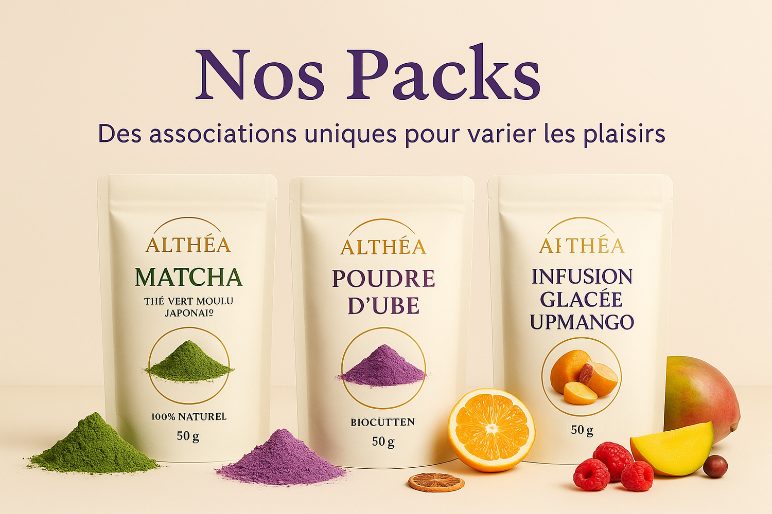 Nos Packs - Des associations uniques pour varier les plaisirs